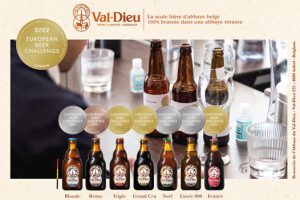 7 médailles pour la Brasserie de l’Abbaye du Val-Dieu à l’European Beer Challenge