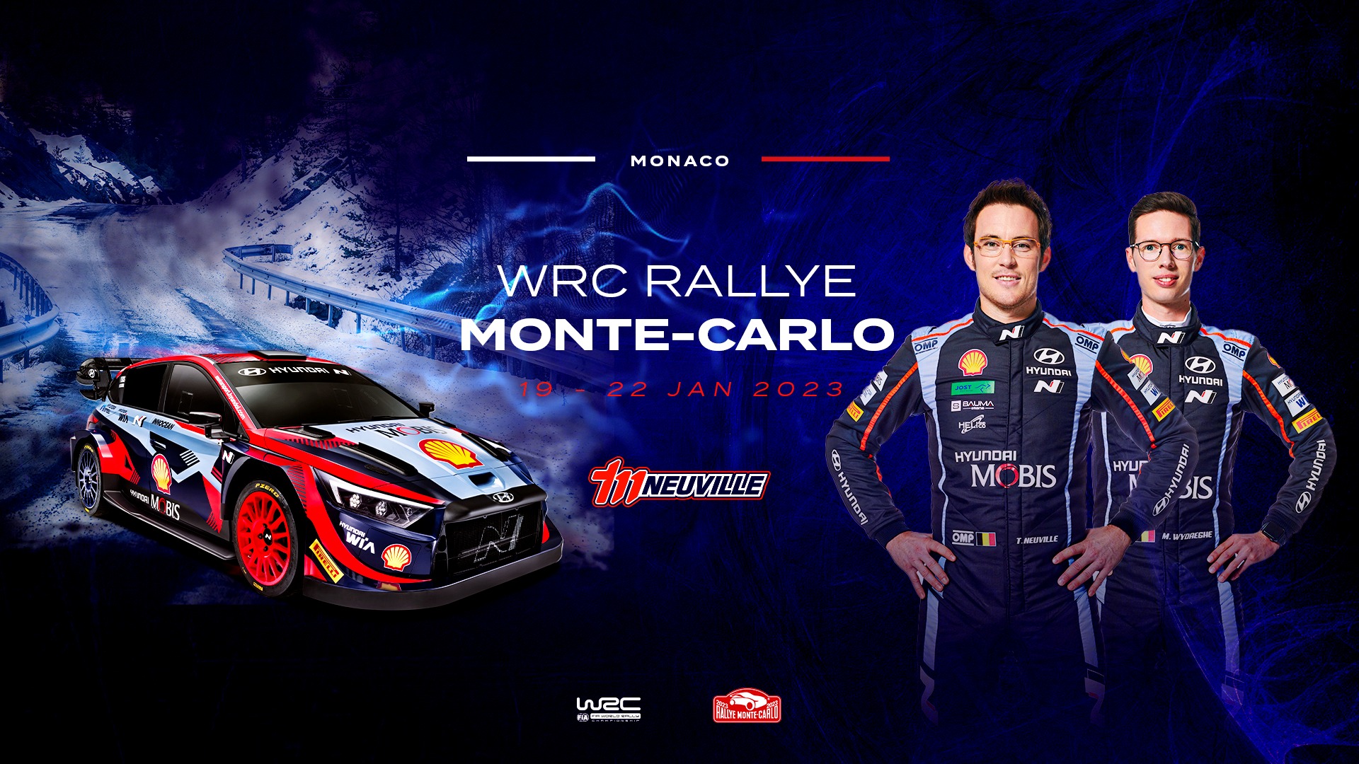 Thierry Neuville termine troisième à MonteCarlo — Liégeois