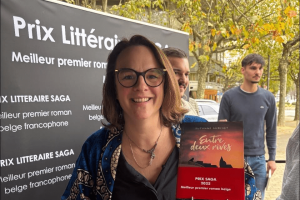 Suzanne Aubinet remporte le Prix Saga pour Entre deux rives